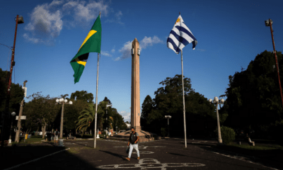 Frontera entre Brasil y Uruguay. Foto:Infobae.