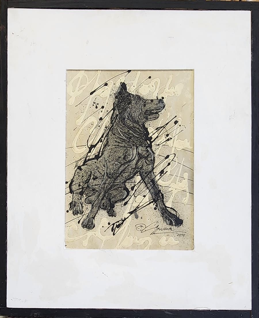 Donato Grima, "El perro de Goya". Cortesía