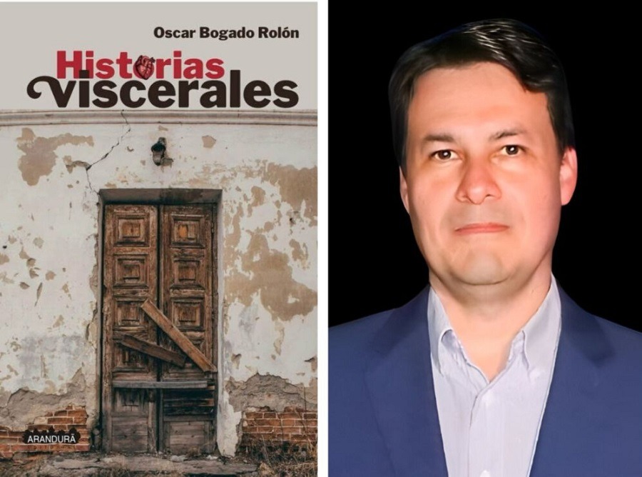 Portada del libro "Historias viscerales" de Oscar Bogado Rolón