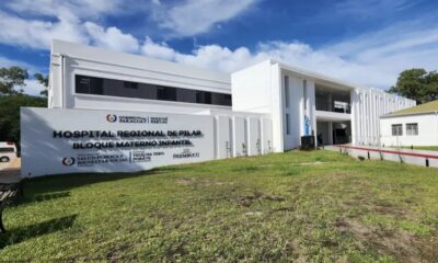 Fachada del Hospital Regional de Pilar. Foto: Gentileza.