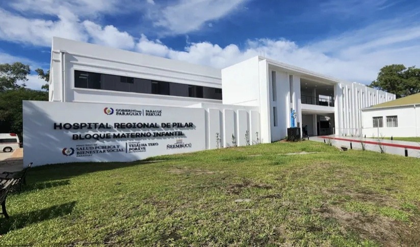 Fachada del Hospital Regional de Pilar. Foto: Gentileza.