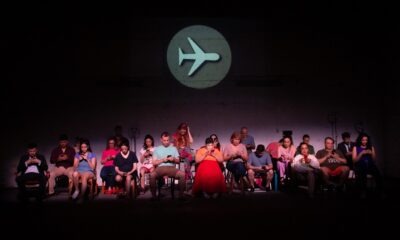 Puesta en escena de "#Modo_avión", dirigida por Tana Schémbori. Cortesía