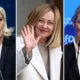 Marine Le Pen, Giorgia Meloni y Alice Weidel. Foto: BBC/Getty Images.