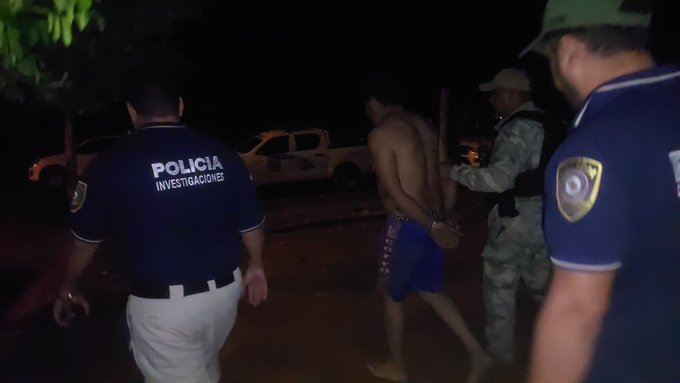 Lucio Vera Salinas fue detenido esta madrugada. Foto: @AhoraPY