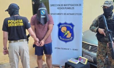 Detenido en el marco del operativo. Foto: Ministerio Público.