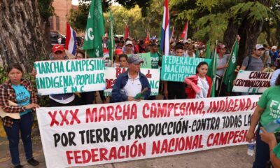 Marcha campesina. Foto: Archivo.