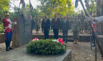 Homenaje a los Héroes de la Patria en Cerro Corá. Foto: Gentileza.