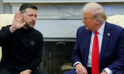 Volodimir Zelensky y Donald Trump mantuvieron una tensa reunión el viernes en la Casa Blanca (REUTERS/Brian Snyder)/Infobae.